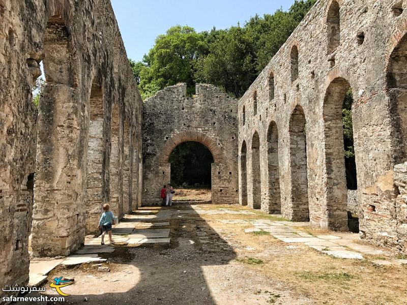 شهر باستانی بوترینت در آلبانی نزدیک مرز یونان