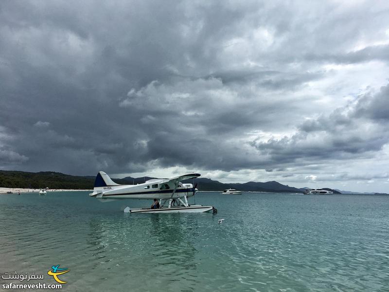 هواپیمای شخصی هم یکی از روش های سفر به جزایر وایت ساندی هست