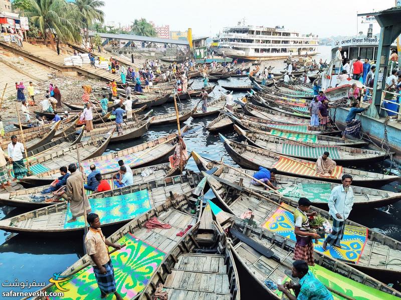 در هر بی نظمی، نظمی هست! رودخانه بوریگنگا در شهر داکا پایتخت بنگلادش