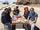 Our lovely group having lunch. From right: UK, UK, Bolivia, US, Brazil, Brazil