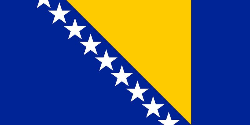 پرچم بوسنی و هرزگوین