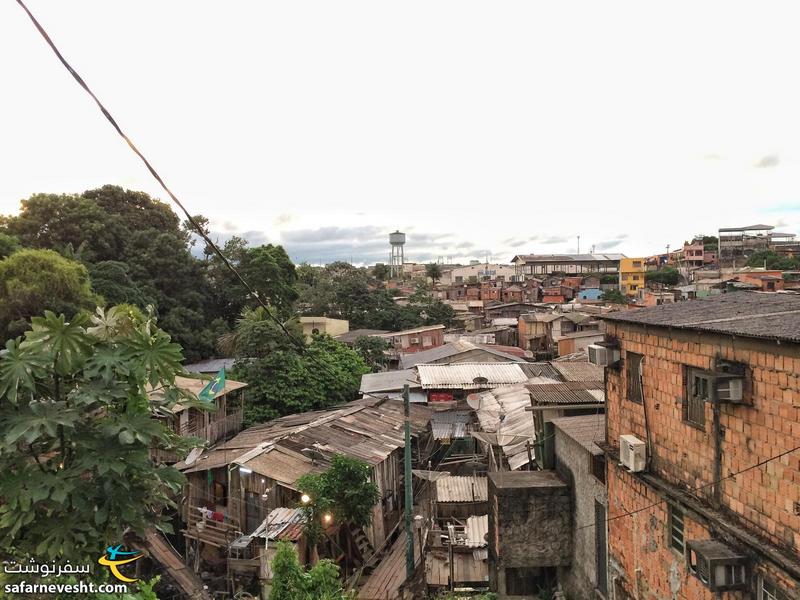 محله های فقیر نشین شهر مانائوس