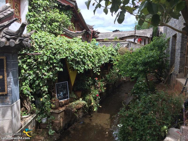  نهرهای شهر قدیم لیجیانگ کوچه باغ های زیبایی درست کردند