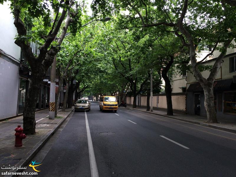 محله ای از شانگهای که مستعمره فرانسه بوده و معماری فرانسوی دارد