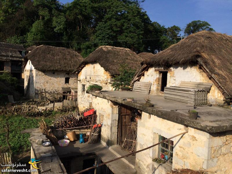  خانه های یكی از روستاهای منطقه یوان یانگ چین