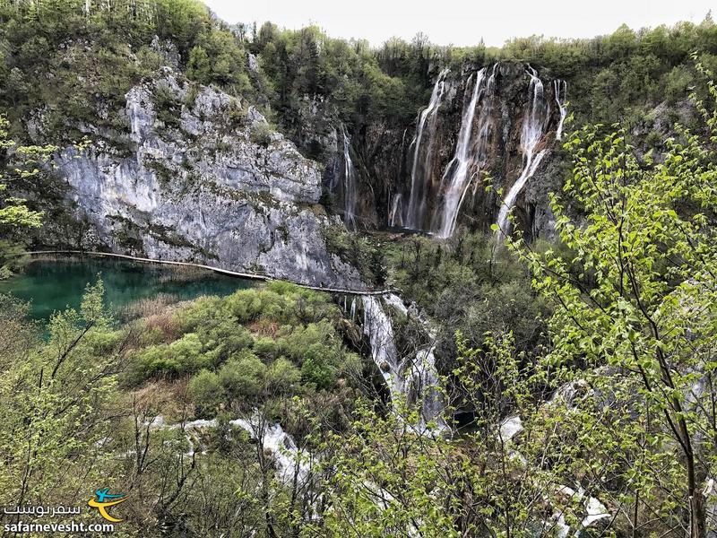 آبشار در آبشار در پارک ملی پلیت ویتسه