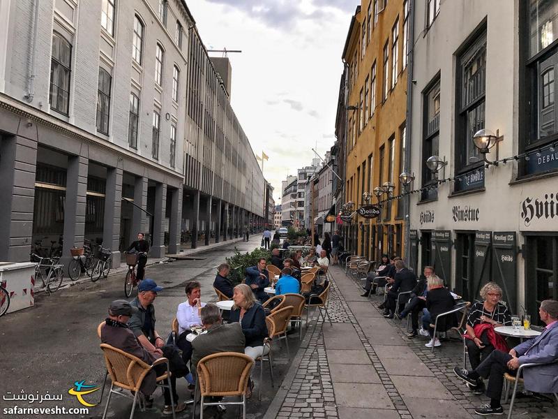 کافه های خیابانی کپنهاگ