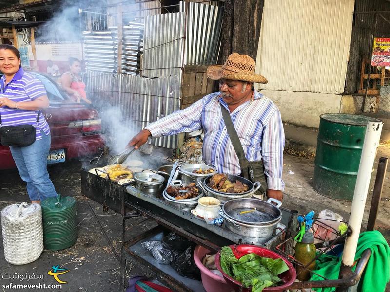 کباب فروشی در سان سالوادور پایتخت السالوادور