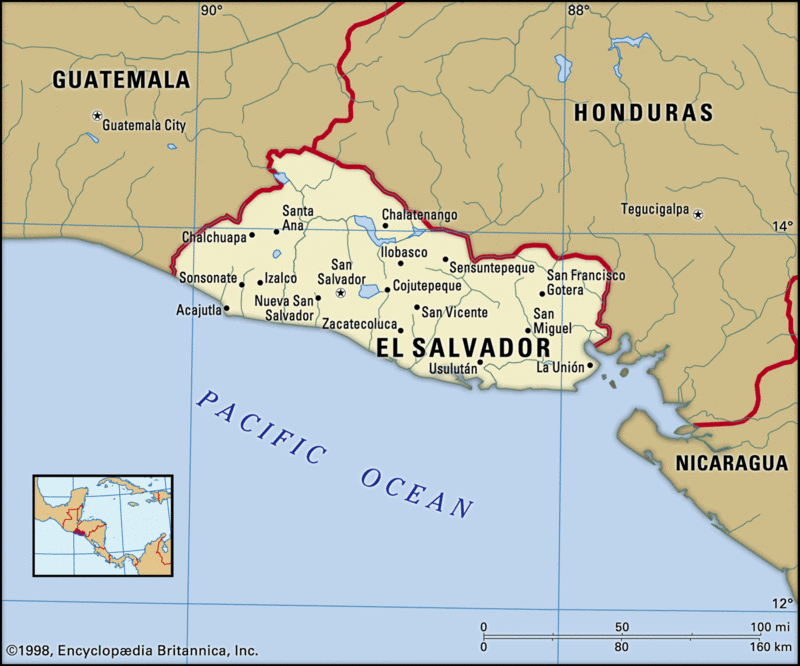 نقشه السالوادور