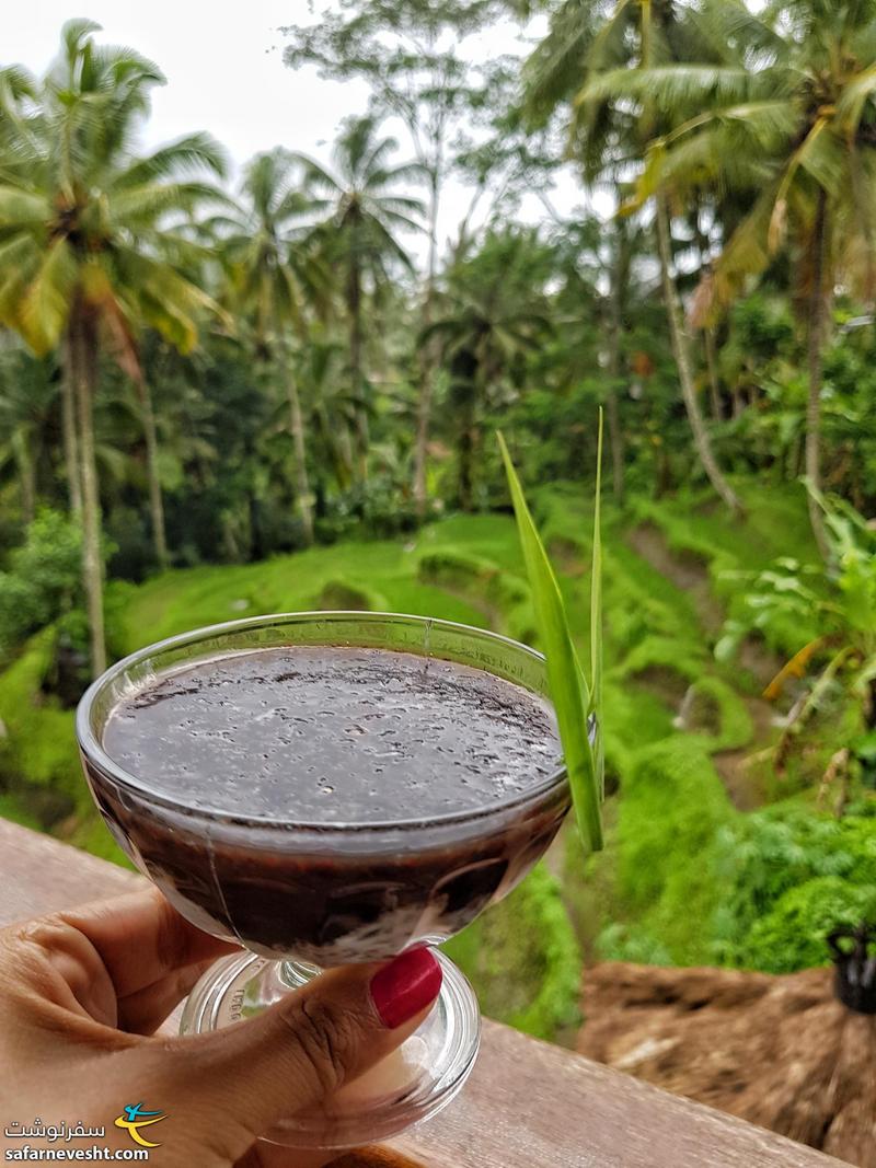 دسر Bubur ketan hitam