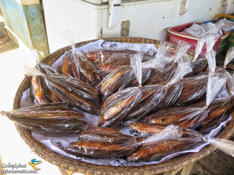 ماهی خشک در بازار ماهی فروشان پوئرتو پرنسس