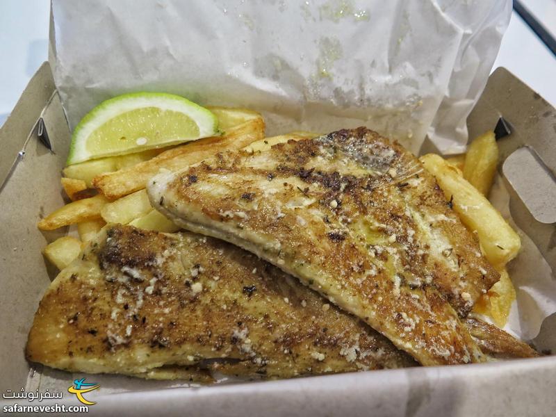 ماهی و چیپس از غذاهای معروف واتر فرانت