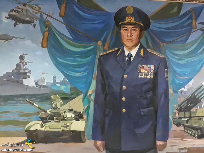 تصویر رییس جمهور سابق قزاقستان