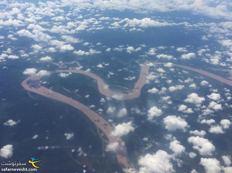  رودخانه آمازون در نزدیک مرزپرو و کلمبیا - آخرین عکس من در کشور پرو