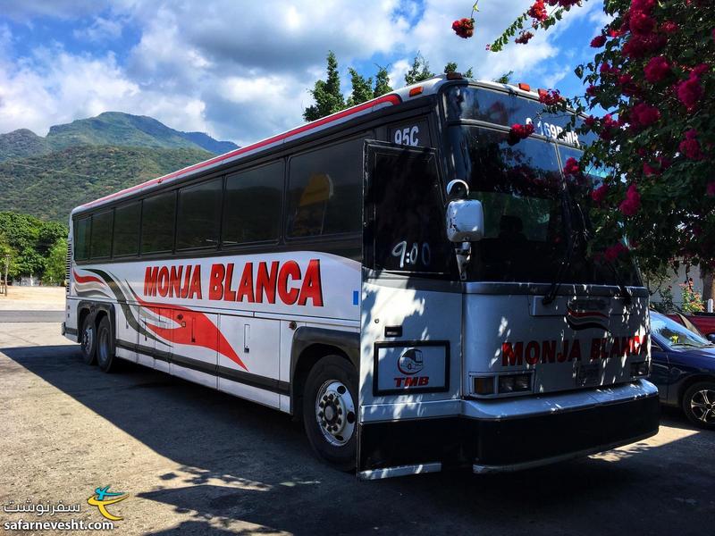 اتوبوس ساعت ۹ از گواتمالاسیتی به کوبان