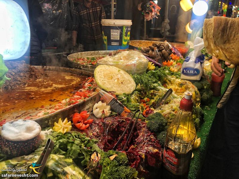 ناهار خیابانی شبیه کباب ترکی