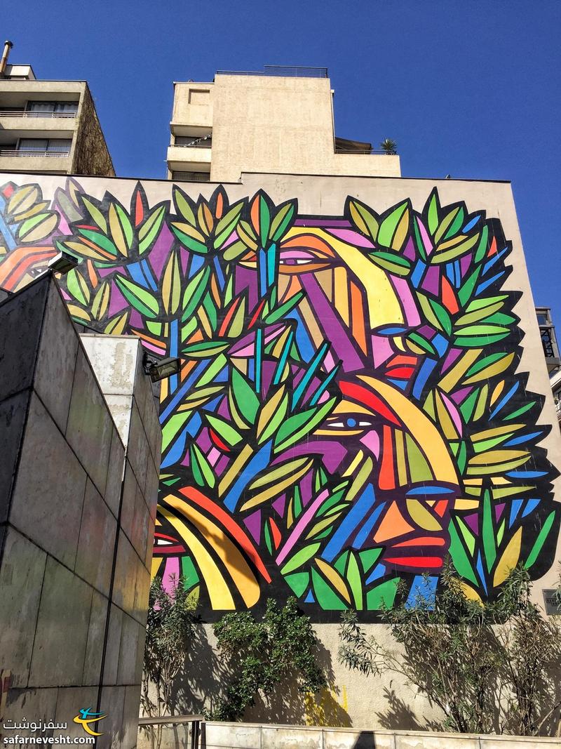 گرافیتی ها با محتوای سیاسی پنهان در سانتیاگو