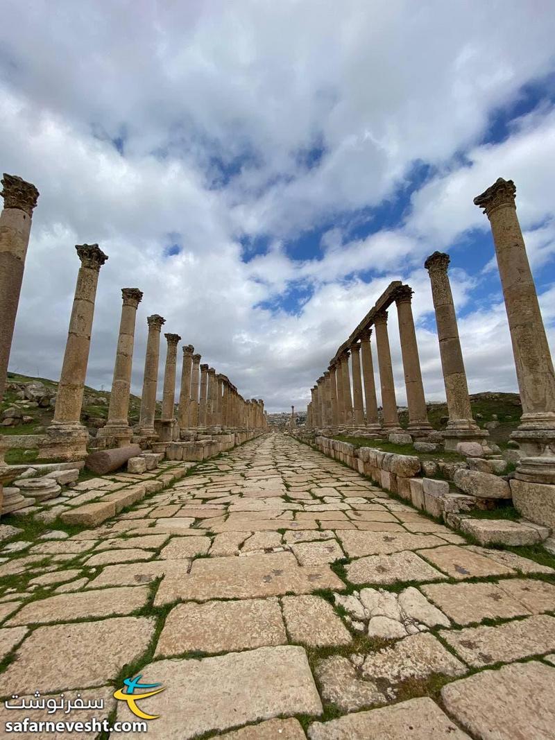 شهر باستانی جراش در اردن