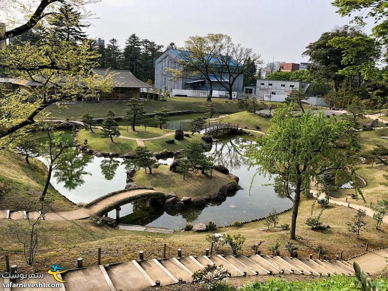 باغ ژاپنی در کنار قلعه کانازاوا
