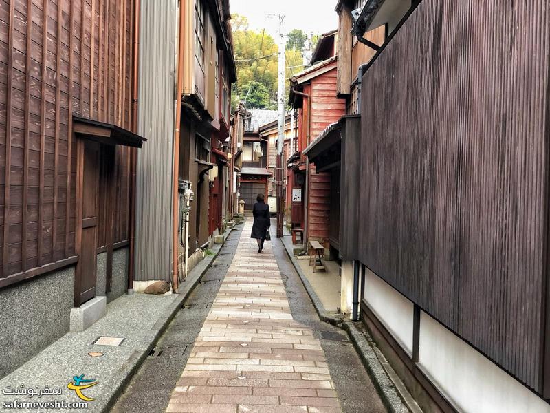 محله گیشاها در کانازاوای ژاپن