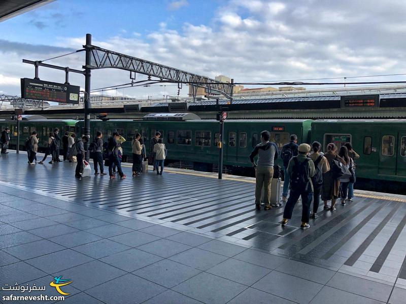 ایستگاه قطار کیوتو-نظم مثال زدنی ژاپنی ها