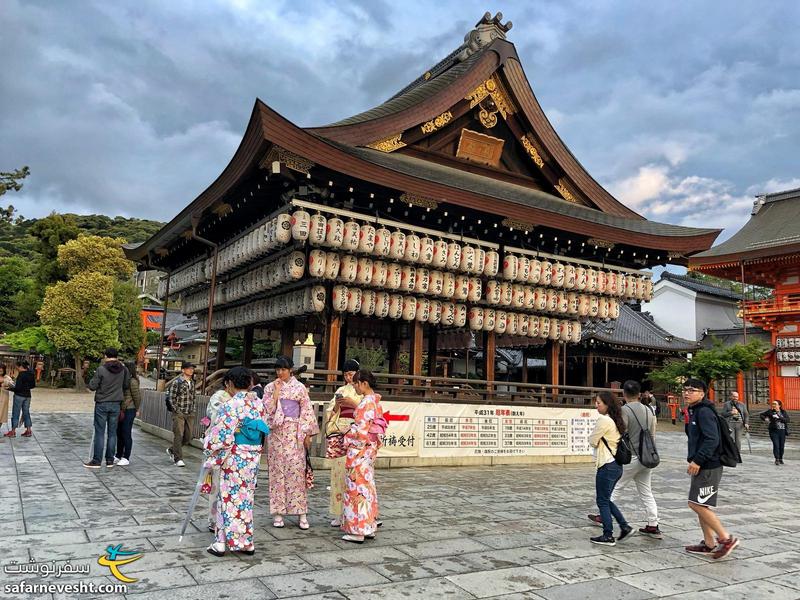 معبد یاساکا جینجا در کیوتو ژاپن