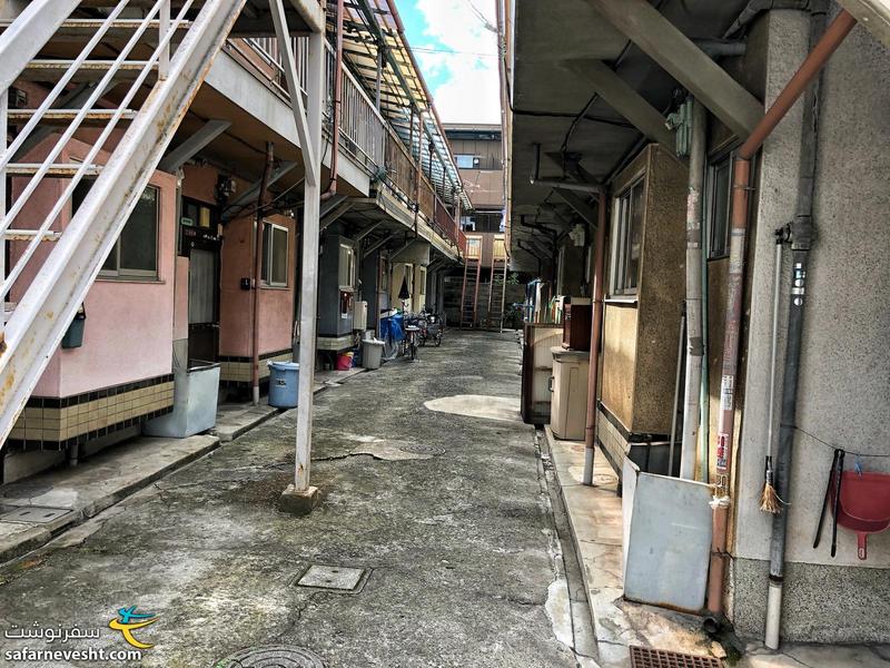 یک محله قدیمی در اوزاکا
