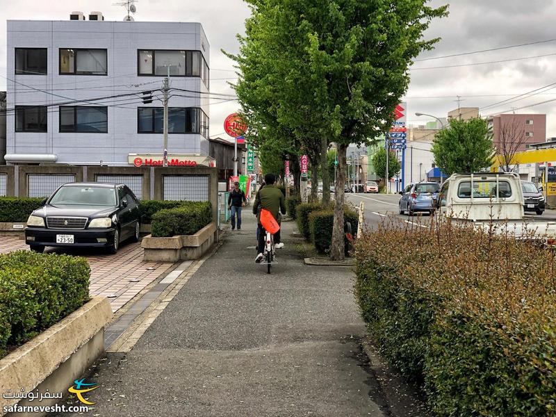 تجاوز دوچرخه سوارها به حقوق عابرین پیاده در ژاپن عادیه