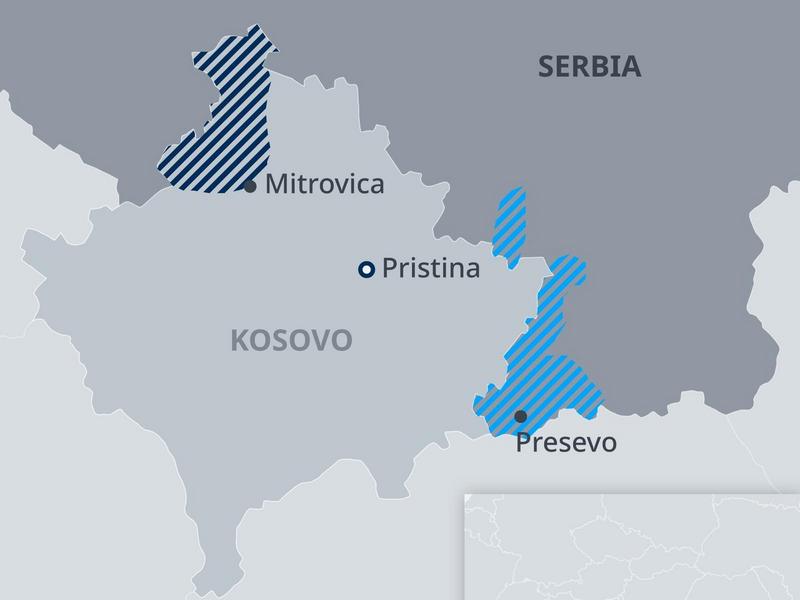 تعویض زمین بین صربستان و کوزوو