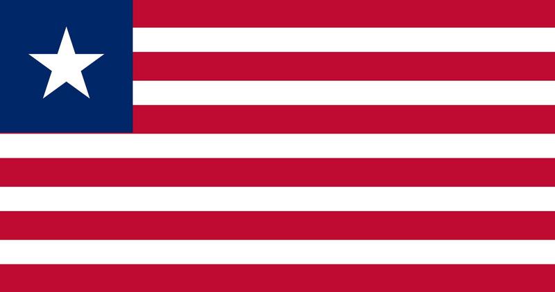 پرچم لیبریا که کاملا به پرچم امریکا شبیه هست