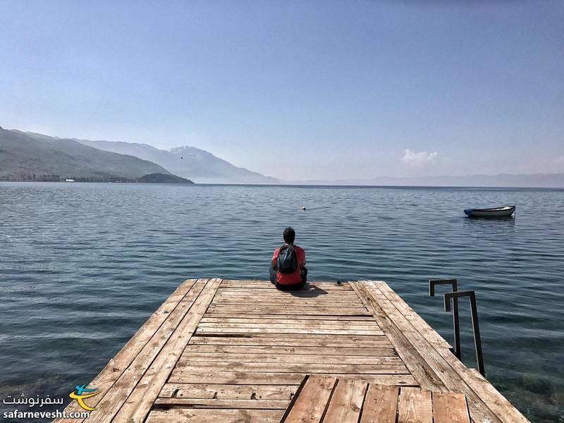 دریاچه اوخرید مقدونیه که عمقش به 288 متر هم میرسه
