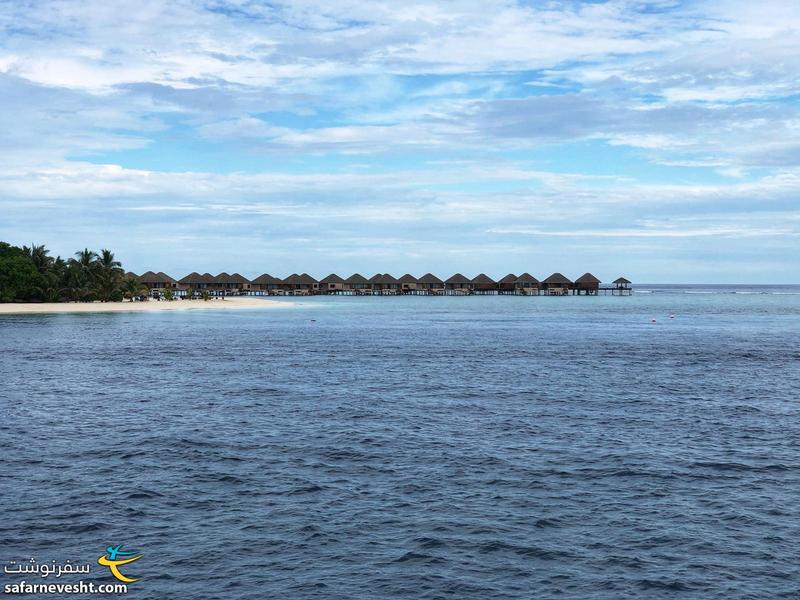 ویلاهای روی آب که برای برخی جاذبه اصلی مالدیو هست