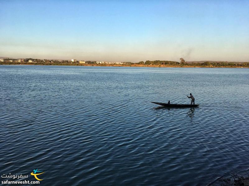 رودخانه نیجر در شهر باماکو پایتخت مالی