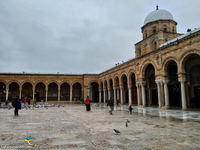 مسجد زیتون، پرنده‌هاش، هوای ابری و صدای اذان