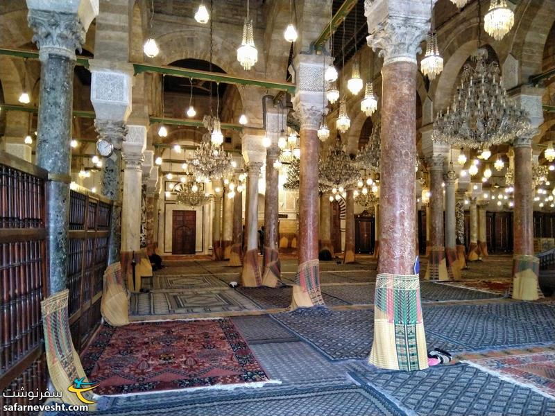 داخل مسجد زیتون، قشنگ معماری رومی‌ها رو ریختن تو اسلامی‌ها
