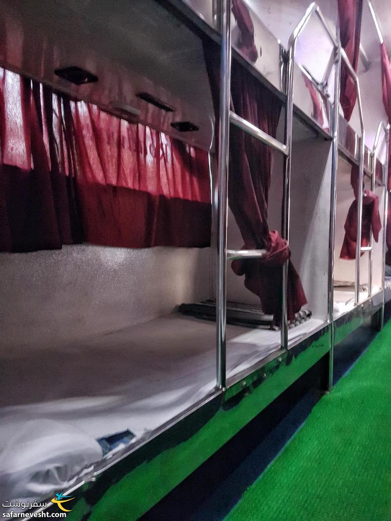 اتوبوس های دارای تخت خواب در مسیر اورنگ آباد