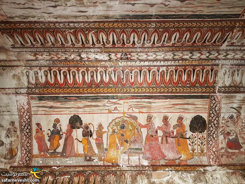 نقاشی های دیواری کاخ پادشاه اورچها
