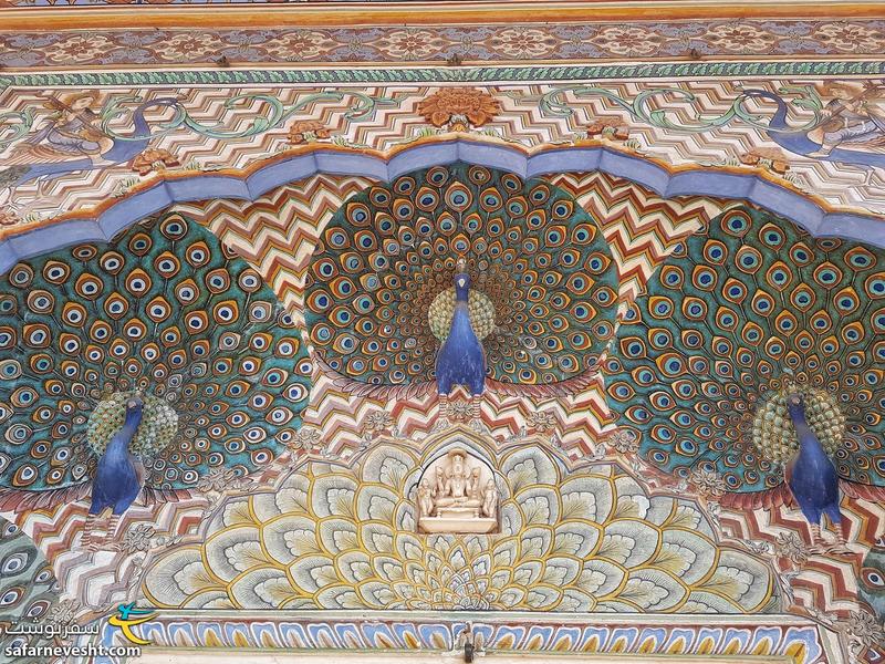 بخش دیگری از کاخ مهاراجه شهر جیپور