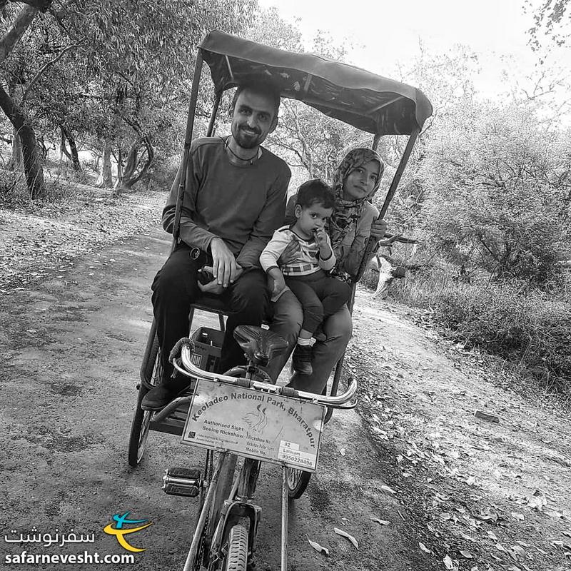 سوار برسه چرخه در پارک ملی کلادو