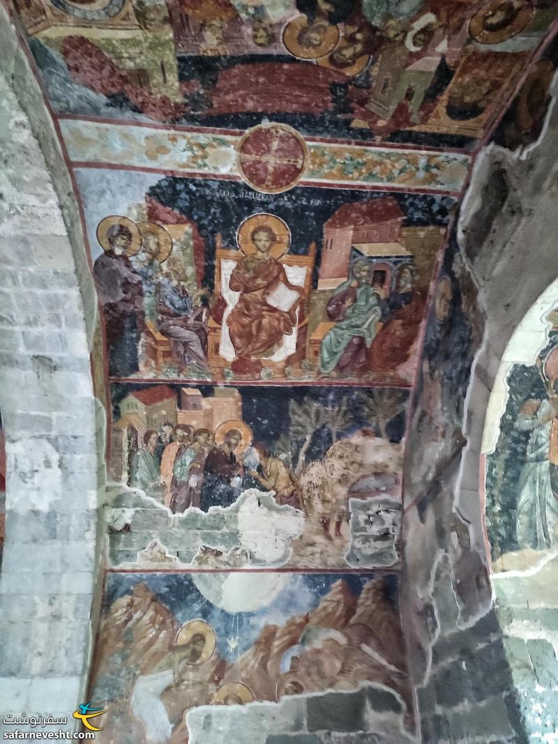 نقاشی های دیواری کلیسا از انجیل