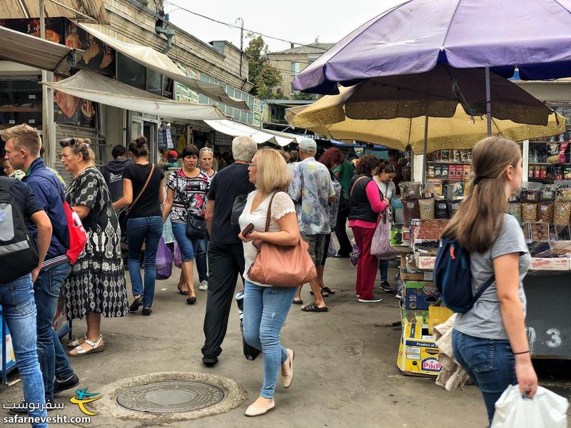 بازار تره بار کیشیناو پایتخت مولداوی