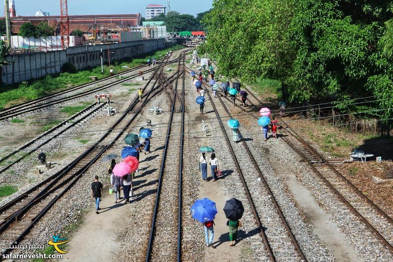 ریل راه آهن یانگون