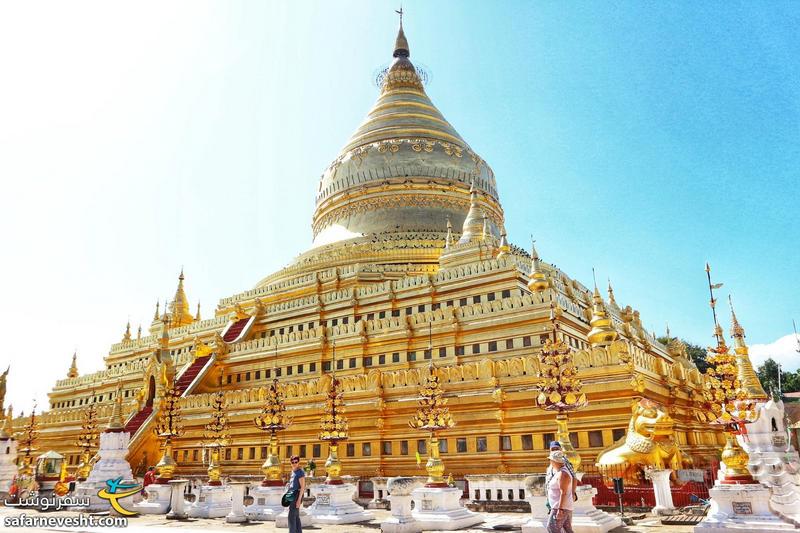 معبد شوزیگون در باگان کشور برمه