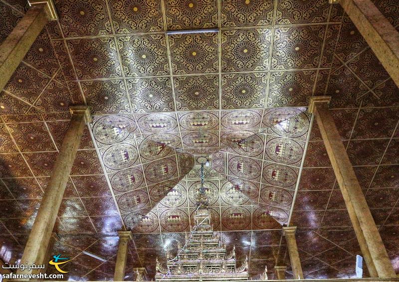 سقف زیبای معبد پانگ دا