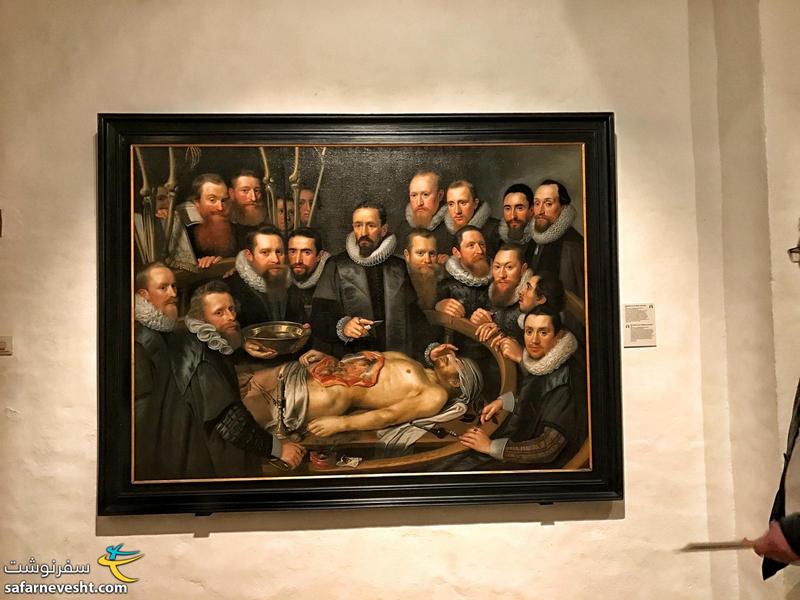نقاشی عمل جراحى در قرون وسطى. موزه پرینسهوف دلفت