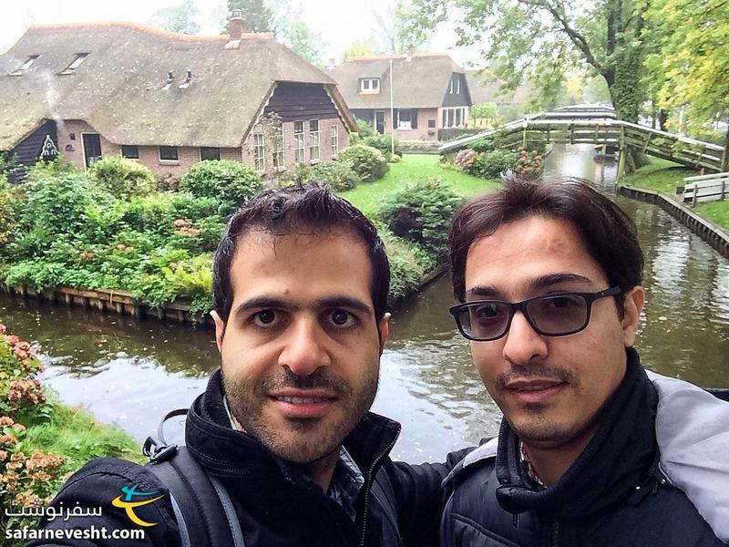 Me and my old friend in Giethoorn village