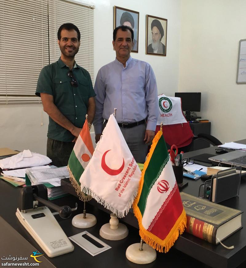 دکتر حسین پور مسوول کلینیک ایران در نیجر