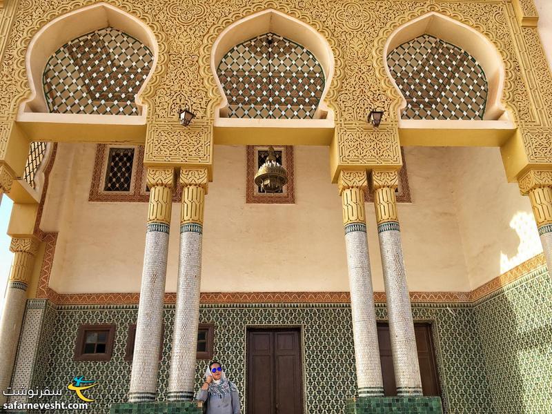 معماری مراکشی در مسجد اعظم نیامی