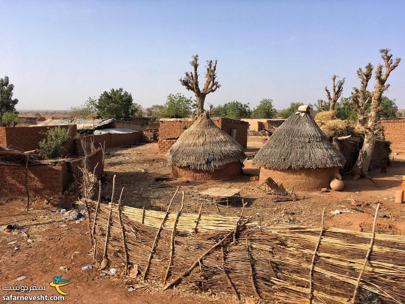 خانه های مدور روستایی نیجر