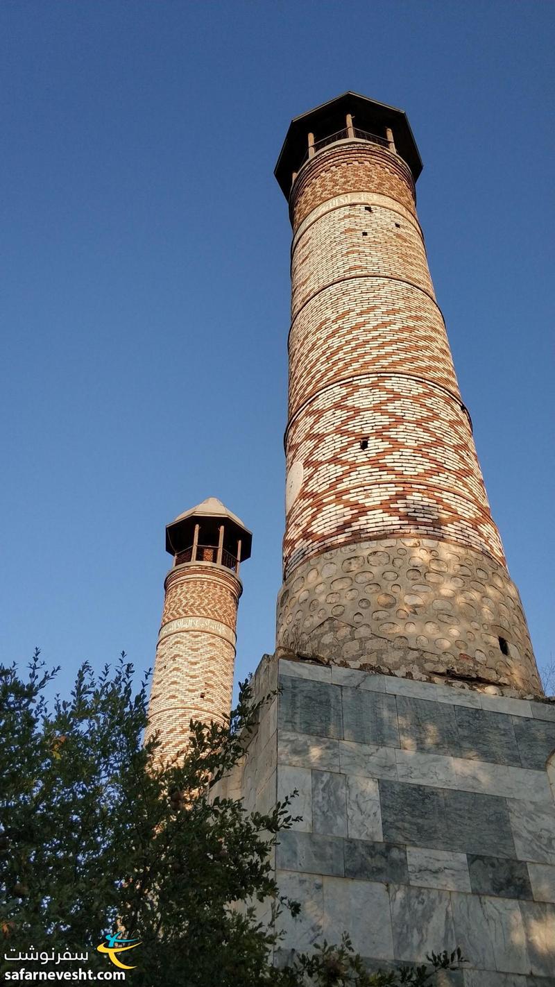 مناره های مسجد جامع آغدام